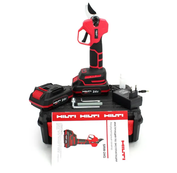 Аккумуляторный секатор HILTI SRW-24G (24V, 5AH), АКБ секатор Хилти HILTI SRW-24G  фото