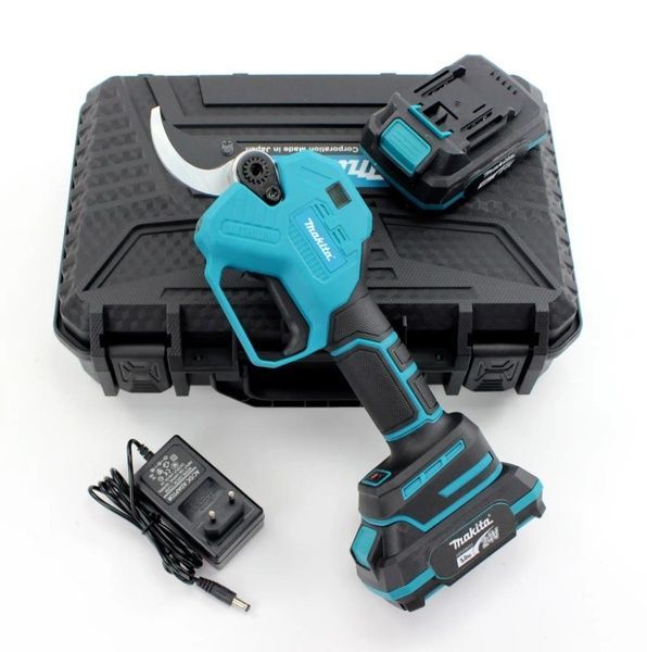 Аккумуляторный секатор Makita DUP400 (24V, 5AH, 40мм) с индикатором заряда и резов + подсветка DUP400 фото