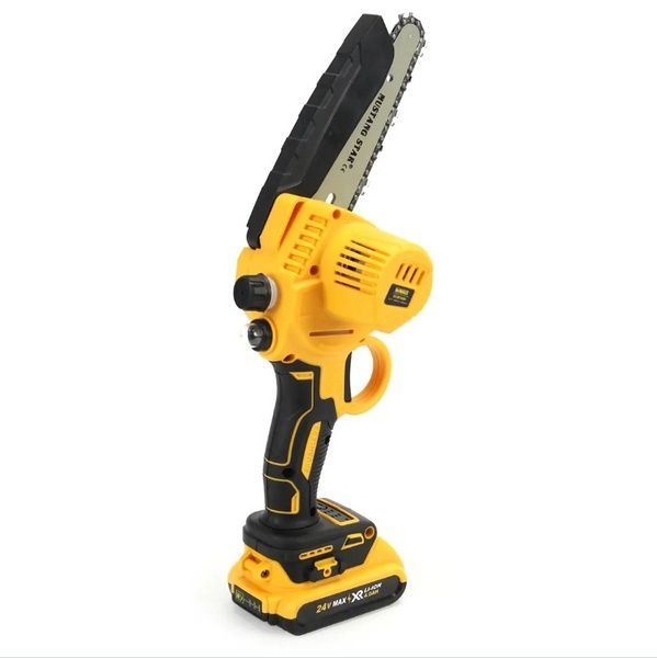 Аккумуляторная мини пила DeWalt DCM160N (24V, 4AH, шина 20 см) с автоматической смазкой цепи DCM160N - 20см фото