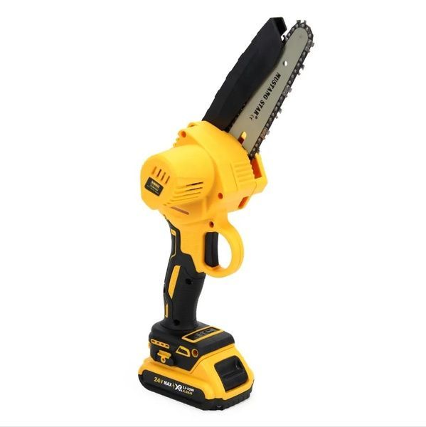 Аккумуляторная мини пила DeWalt DCM160N (24V, 4AH, шина 20 см) с автоматической смазкой цепи DCM160N - 20см фото