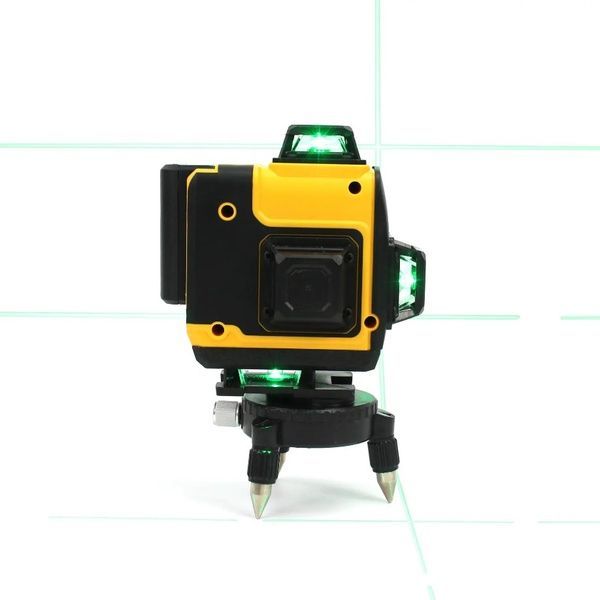 Аккумуляторный лазерный нивелир DeWalt CLE34031N 3D-4D уровень (3.7V, 5AH).АКБ уровень со штативом Деволт CLE34031N фото
