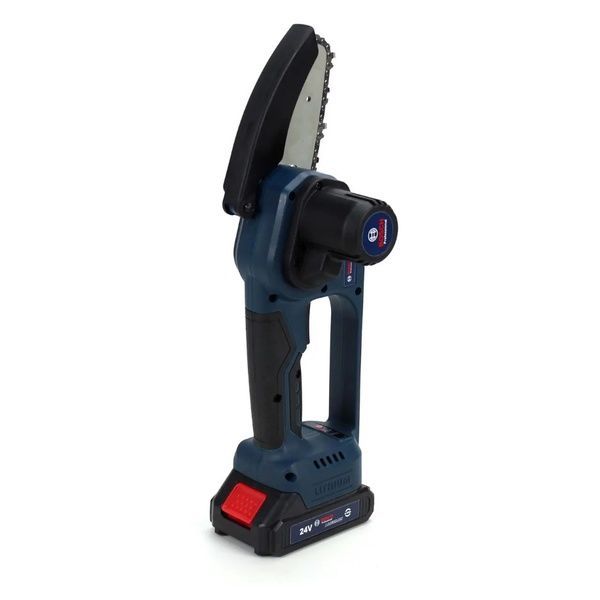 Акумуляторна міні-пила Bosch UniversalChain 24 (24V, 4Аh) АКБ гілкоріз Бош / Шина 10см Bosch UniversalChain 10см фото