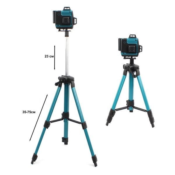 Акумуляторний лазерний нівелір Makita SK700GDZ 3D-4D рівень (3.7V, 5AH). АКБ рівень зі штативом Макіта SK700GDZ фото