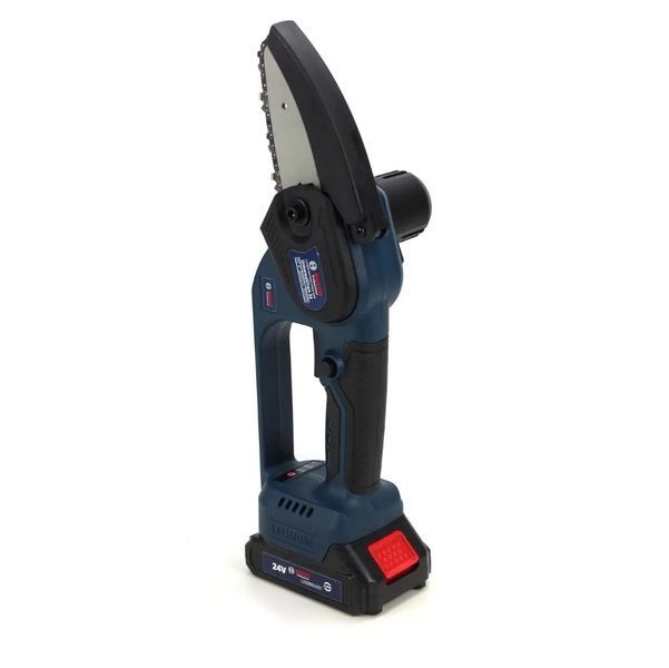 Акумуляторна міні-пила Bosch UniversalChain 24 (24V, 4Аh) АКБ гілкоріз Бош / Шина 10см Bosch UniversalChain 10см фото