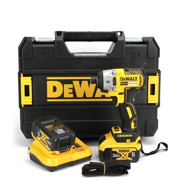 Аккумуляторный безщеточный винтоверт DeWalt DCF887N (36V, 5AH) c регулятором. АКБ винтоверт Девольт DCF887N фото