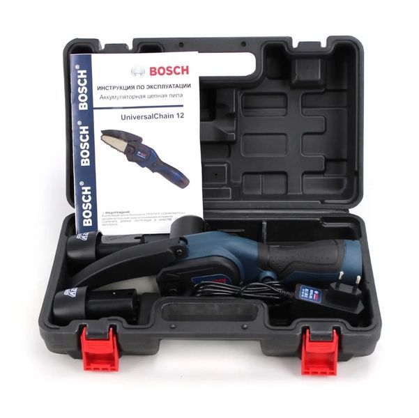 Аккумуляторная мини пила Bosch UniversalChain 12 (12V, 3AH) АКБ веткорез Бош Bosch UniversalChain 12V фото