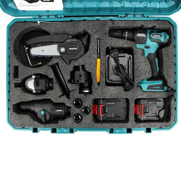5в1 Шуруповерт Makita DF482DWE (36V, 6AH), АКБ набор 5в1 Макита Н01-004 фото