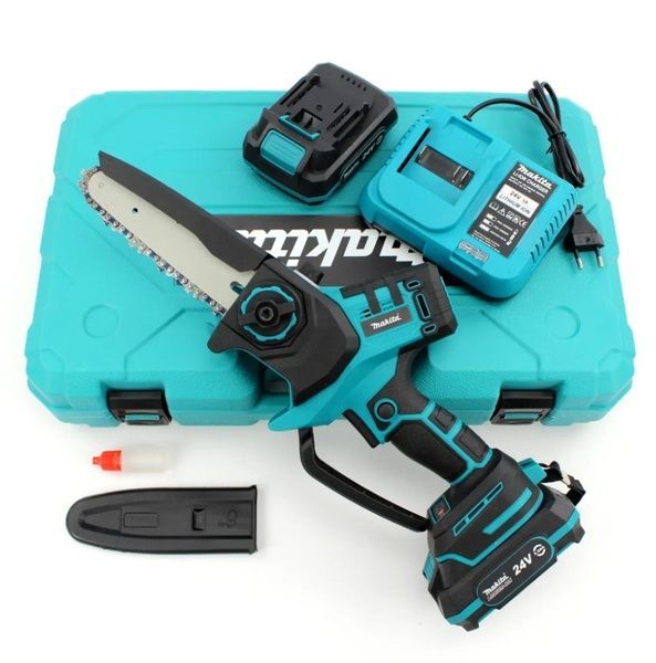 Акумуляторна міні-пила Makita DUC190HN (24V, 5Аh, шина 15 см) безщіткова. АКБ гілкоріз Макіта DUC190HN фото