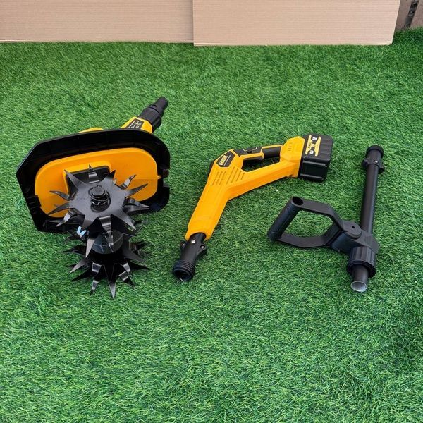 Аккумуляторный культиватор DeWalt (48V, 9AH) Большой АКБ Деволт 3531 фото