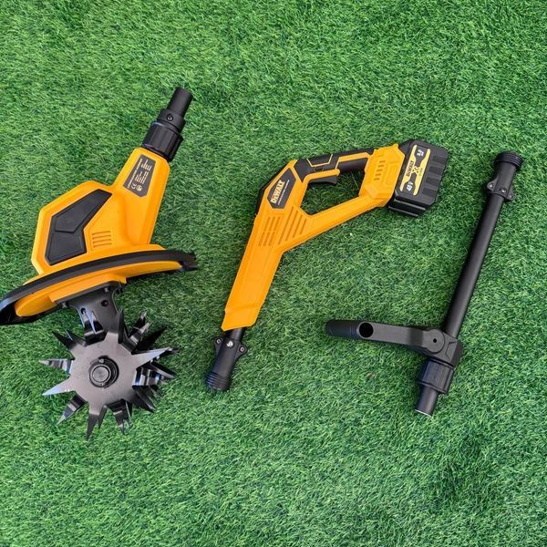 Аккумуляторный культиватор DeWalt (48V, 9AH) Большой АКБ Деволт 3531 фото
