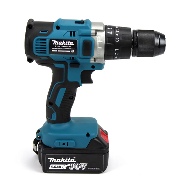 Ударный бесщеточный шуруповерт MAKITA DTW485 (36V, 6AH). аккумуляторная дрель-шуруповерт с ударом МАКИТА Ш02-014 фото
