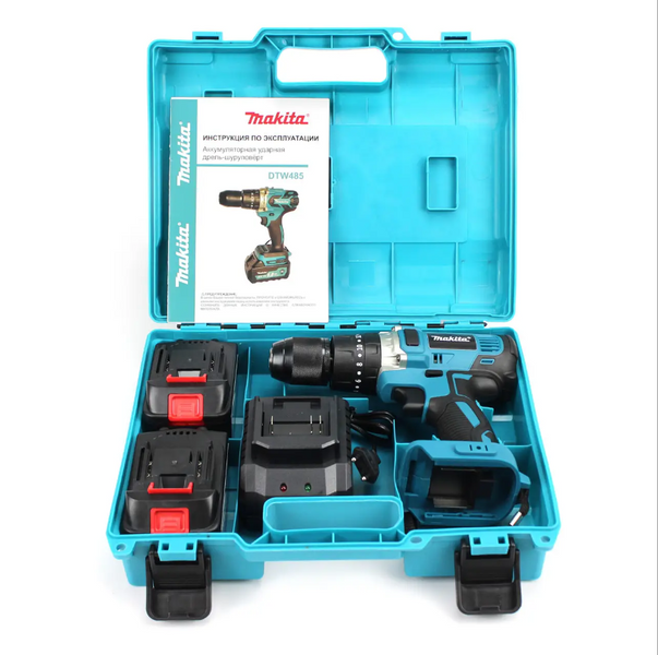 Ударный бесщеточный шуруповерт MAKITA DTW485 (36V, 6AH). аккумуляторная дрель-шуруповерт с ударом МАКИТА Ш02-014 фото