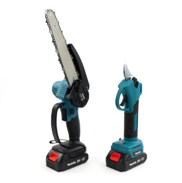 Набір 3в1 Makita 24V (секатор DUP365 + пила DUC155Z + штанга набірна 2.6м) Макіта 57599 фото