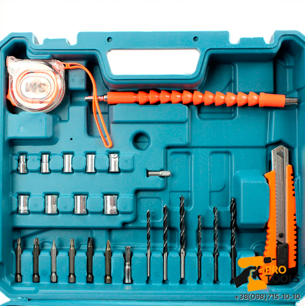 Ударний шуруповерт Bosch GSB 24-2LI (24V 5Ah) з набором інструментів. Шуруповерт Bosch GSB-24-2Li фото