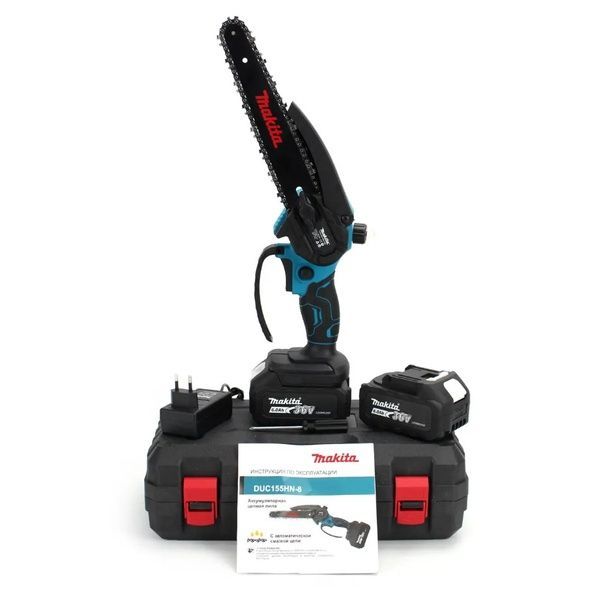 Аккумуляторная мини-пила Makita DUC155HN-8 Китай (36V, 6AH, шина 20 см) с автоматической смазкой цепи DUC155HN-8 фото