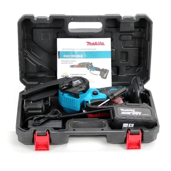 Аккумуляторная мини-пила Makita DUC155HN-8 Китай (36V, 6AH, шина 20 см) с автоматической смазкой цепи DUC155HN-8 фото
