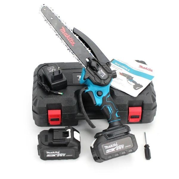 Аккумуляторная мини-пила Makita DUC155HN-8 Китай (36V, 6AH, шина 20 см) с автоматической смазкой цепи DUC155HN-8 фото
