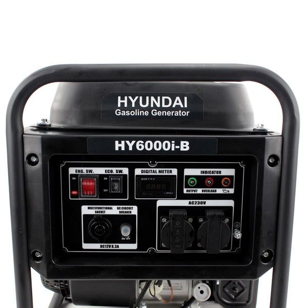 Инверторный бензиновый генератор HYUNDAI HY6000i-B (5.5/6.0 кВт), с медной обмоткой HY6000i (5.5-6.0 кВт) фото