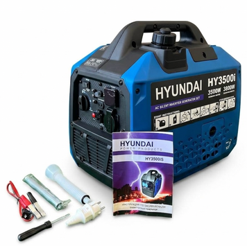Инверторный бензиновый генератор HYUNDAI HY3500i (3.5/3.8 кВт), с медной обмоткой HY3500i (3.5-3.8 кВт) фото