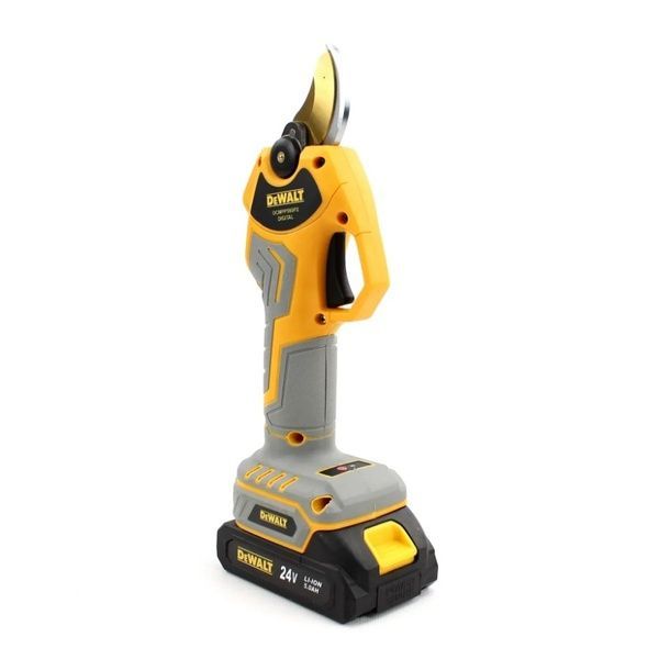 Аккумуляторный секатор DeWalt DCMPP560P2 Digital (24V, 5AH). АКБ секатор Деволт с экраном 3463 фото