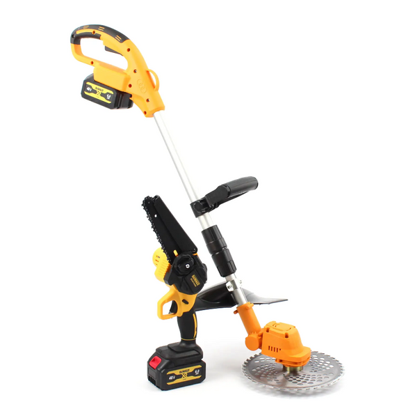 Акумуляторний набір 2в1 DeWalt 48V (тример DCMST156N + міні пила DCM160N) АКБ набір 2в1 Деволт набір D787-7689 фото
