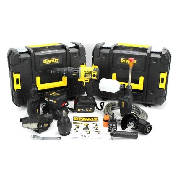 6в1 Шуруповерт DeWalt DCK482RM (36V, 6AH), АКБ набор 6в1 Деволт набор 6в1 DeWalt фото