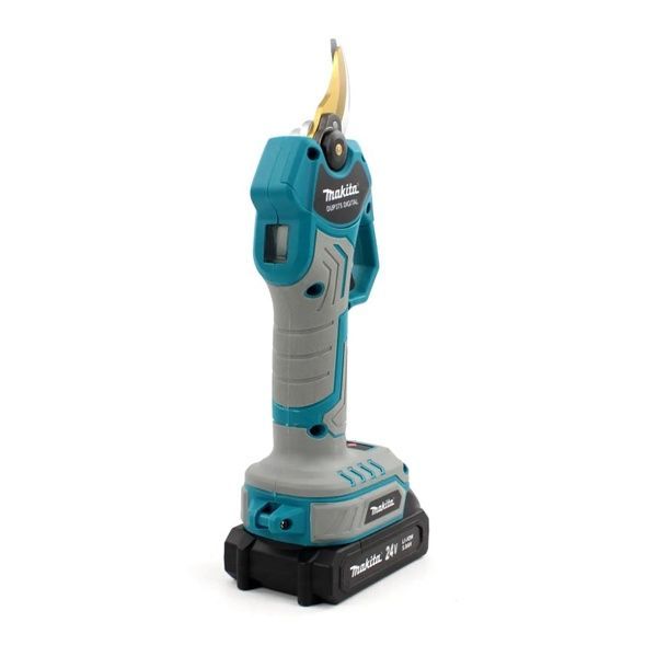 Акумуляторний секатор Makita DUP375 Digital (24V, 5AH). АКБ секатор Макіта з екраном DUP375 фото