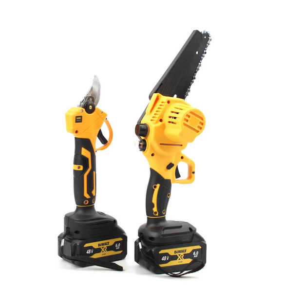 Акумуляторний набір 3в1 DeWalt 48V (тример DCMST156N + міні пила DCM160N + секатор DCMPP540P1) DW23-687 фото