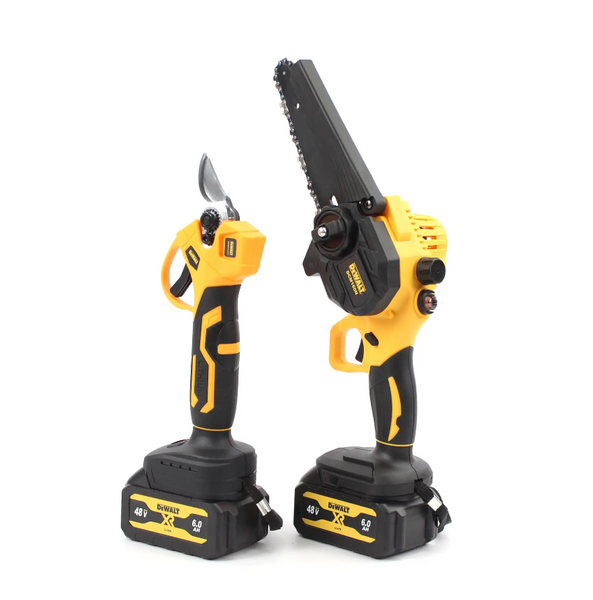 Акумуляторний набір 3в1 DeWalt 48V (тример DCMST156N + міні пила DCM160N + секатор DCMPP540P1) DW23-687 фото
