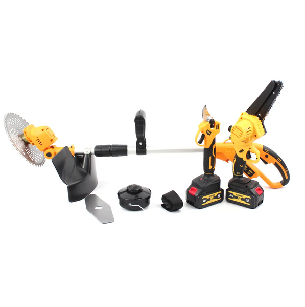 Акумуляторний набір 3в1 DeWalt 48V (тример DCMST156N + міні пила DCM160N + секатор DCMPP540P1) DW23-687 фото