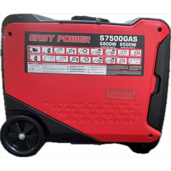 Инверторный генератор Easy Power S7500GAS 6.8 кВт, Газ-бензин, с электростартером, пульт ДУ S7500GAS(6.5-6.8 кВт) фото