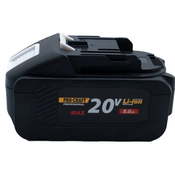 Акумуляторна батарея Procraft Battery20/8 (20В, 8Аг) 4538 фото