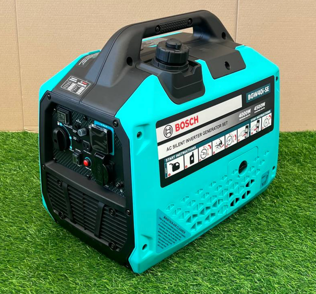 Инверторный генератор Bosch BGW40i-SE 4.5 кВт с электростартером, тихий бензиновый генератор Бош BGW40i-SE(4.0-4.5 кВт) фото