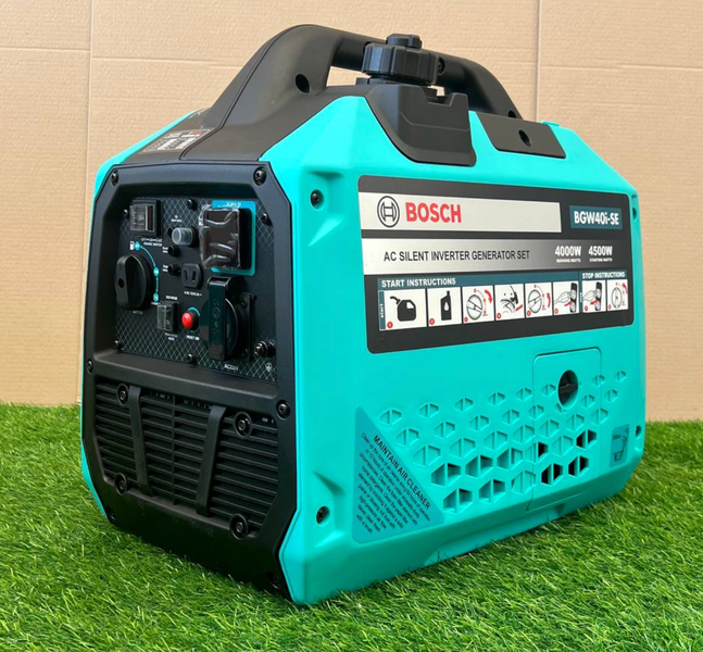 Инверторный генератор Bosch BGW40i-SE 4.5 кВт с электростартером, тихий бензиновый генератор Бош BGW40i-SE(4.0-4.5 кВт) фото