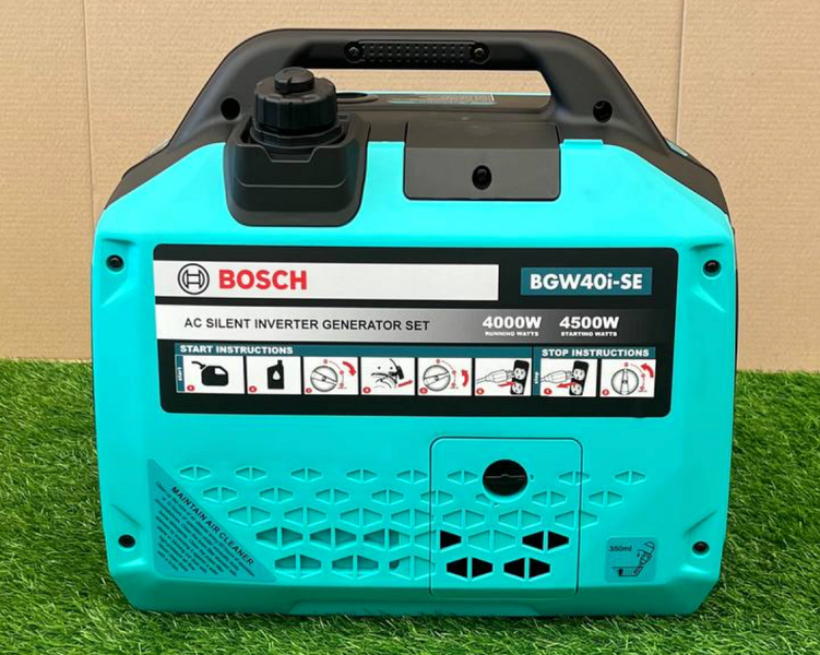 Инверторный генератор Bosch BGW40i-SE 4.5 кВт с электростартером, тихий бензиновый генератор Бош BGW40i-SE(4.0-4.5 кВт) фото