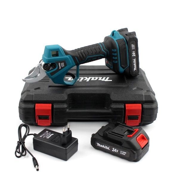 Аккумуляторный секатор Makita DUP270 Digital (24V, 5AH) Румыния. АКБ секатор Макита с экраном DUP270 фото