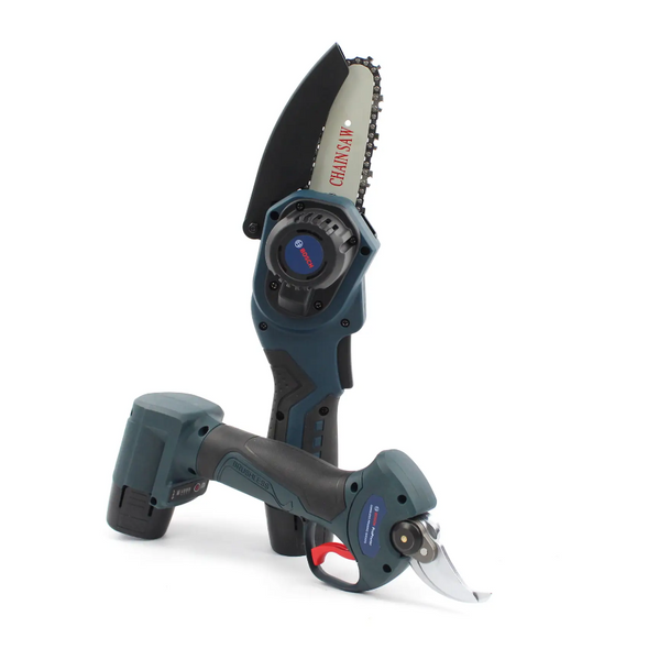 Аккумуляторный набор 2в1 Bosch (мини-пила BGW140N + секатор ProPruner ) АКБ набор 2в1 Бош B23-6872 фото