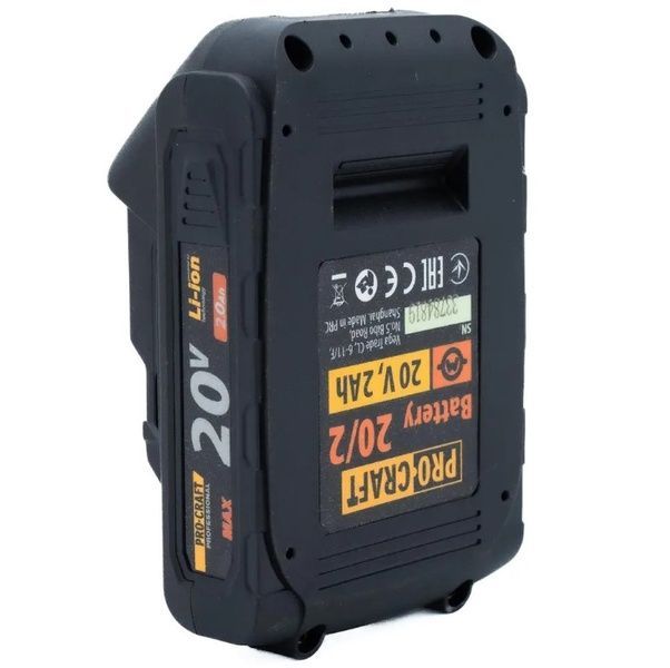 Аккумуляторная батарея Procraft Battery20/2 (20В, 2Аг) 4548 фото