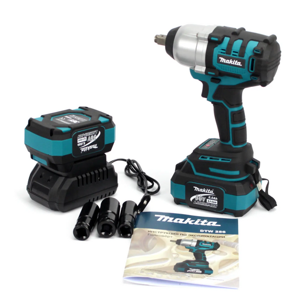 Акумуляторний гайковерт Makita DTW286 (36V, 6AH). АКБ гайковерт Макіта Makita DTW286 фото