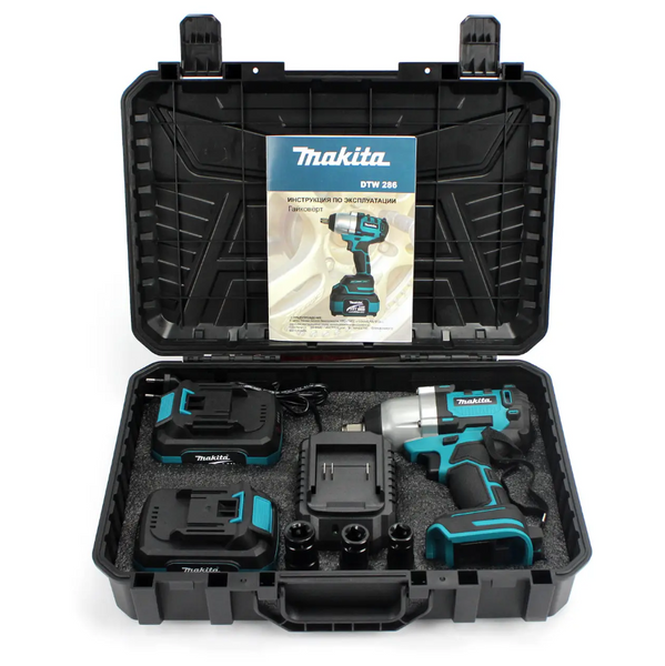 Акумуляторний гайковерт Makita DTW286 (36V, 6AH). АКБ гайковерт Макіта Makita DTW286 фото