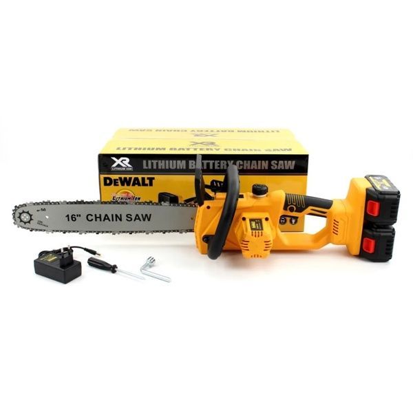 Аккумуляторная пила DeWalt DCM570N (40V, 6AH, шина 40см). АКБ пила с бесключевой натяжкой цепи 570N фото