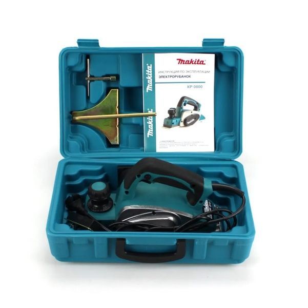 Электрорубанок Makita KP0800 (1200 Вт, 17000 оборотов). Рубанок по дереву Макита рубаронк фото