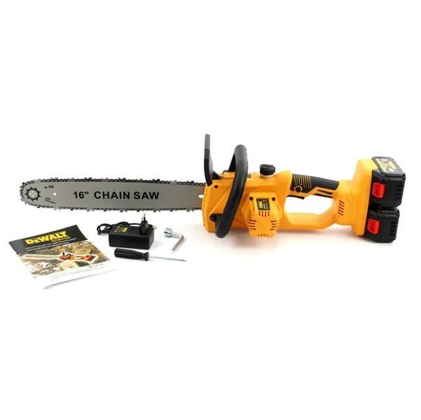Аккумуляторная пила DeWalt DCM570N (40V, 6AH, шина 40см). АКБ пила с бесключевой натяжкой цепи 570N фото