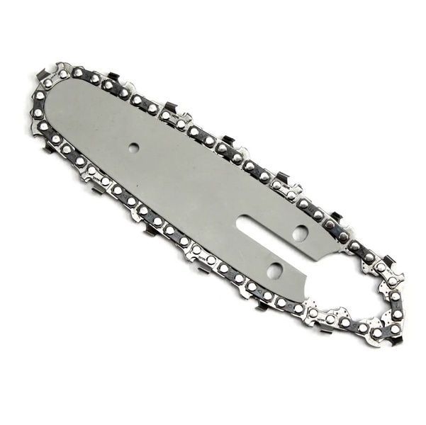 Шина 10 см + цепь Saw Chain (1/4 шаг, 28 звеньев, паз 1.1 мм) Ланцюг + шина 10см фото