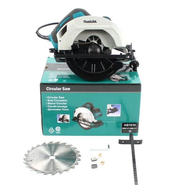 Циркулярна дискова пила Makita HS7010 (1200 Вт, 5300 об/хв). Циркулярка Макіта HS7010 фото