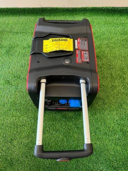 Инверторный генератор Vackson VK13500iSE 3.8 кВт с Электростартером  ручкой и колесами, тихий бензиновый генератор VK13500iSE (3.5-3.8 кВт) фото
