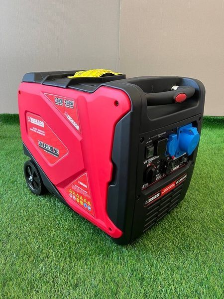 Инверторный генератор Vackson VK13500iSE 3.8 кВт с Электростартером  ручкой и колесами, тихий бензиновый генератор VK13500iSE (3.5-3.8 кВт) фото