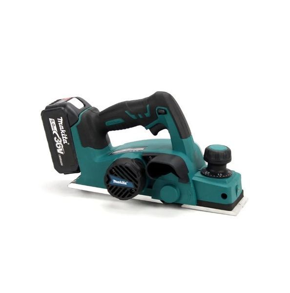 Аккумуляторный рубанок Makita DKP180 (36V, 5AH). Рубанок по дереву Макита рубаронк АКБ фото