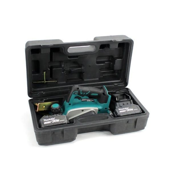 Аккумуляторный рубанок Makita DKP180 (36V, 5AH). Рубанок по дереву Макита рубаронк АКБ фото