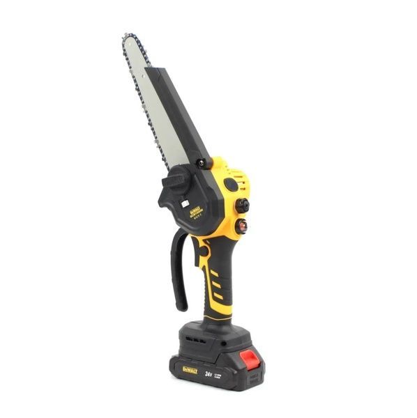 Аккумуляторная мини пила DeWalt DCM190HN (24V, 5Аh) щеточная, полуавтоматическая смазка цепи 4658 фото